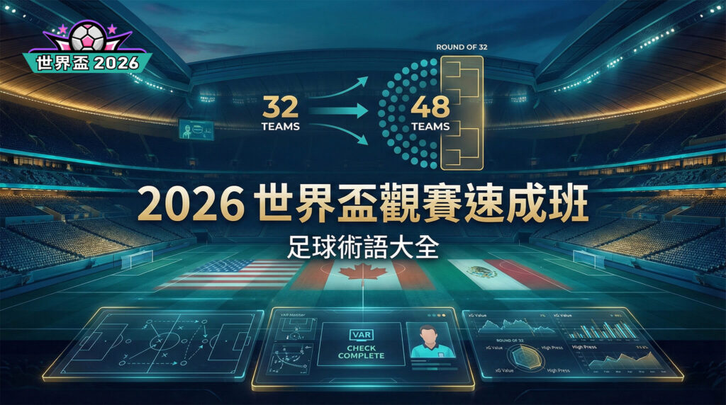 2026世界杯综合平台观赛速成班：不只懂越位！从最新赛制到专业足球术语大全